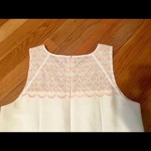 White Shift Dress + Feminine Details